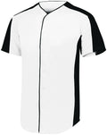 Augusta Adult Full-Button Baseball Jersey Augusta