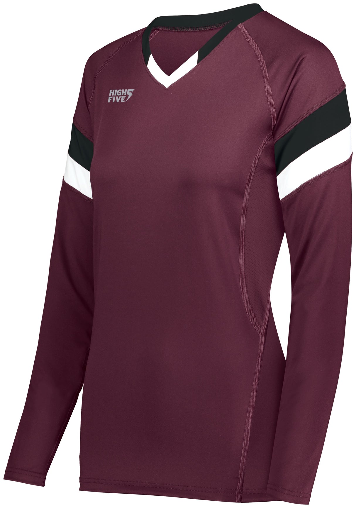 High Five Ladies TruHit Tri-Color Long Sleeve Volleyball Jersey High Five