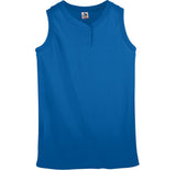 Augusta Women's Sleeveless Two Button Softball Jersey Augusta