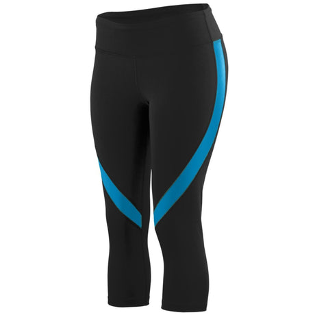 Augusta 2405 Women's Action Color Block Capri Augusta