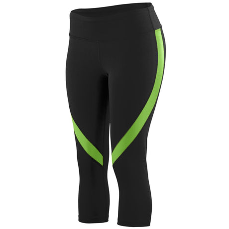Augusta 2405 Women's Action Color Block Capri Augusta
