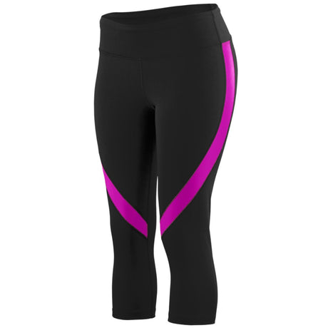 Augusta 2405 Women's Action Color Block Capri Augusta