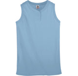 Augusta Women's Sleeveless Two Button Softball Jersey Augusta