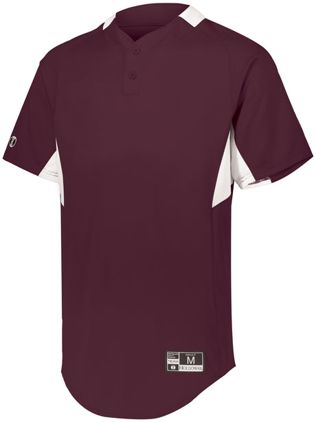 Holloway Youth Game7 Two-Button Baseball Jersey Holloway