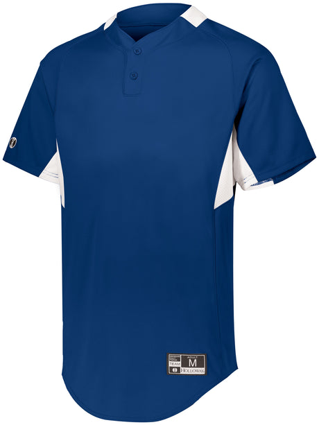 Holloway Youth Game7 Two-Button Baseball Jersey Holloway