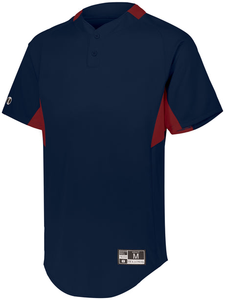 Holloway Youth Game7 Two-Button Baseball Jersey Holloway