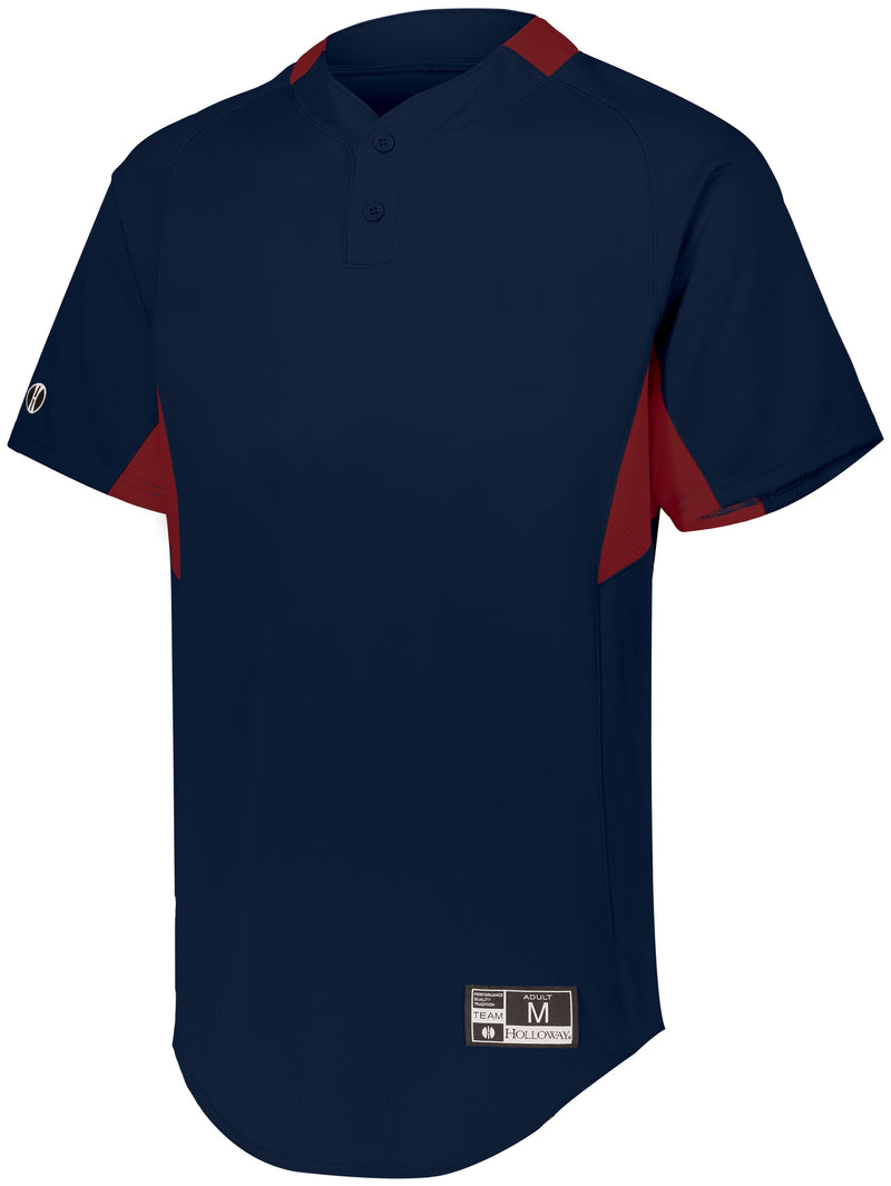 Holloway Youth Game7 Two-Button Baseball Jersey