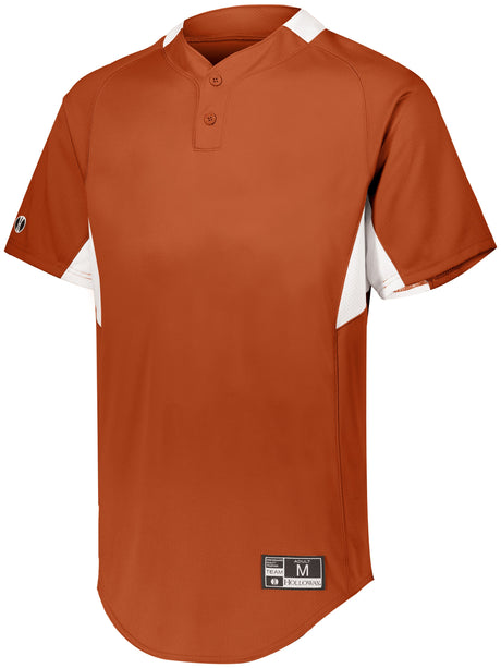 Holloway Youth Game7 Two-Button Baseball Jersey Holloway