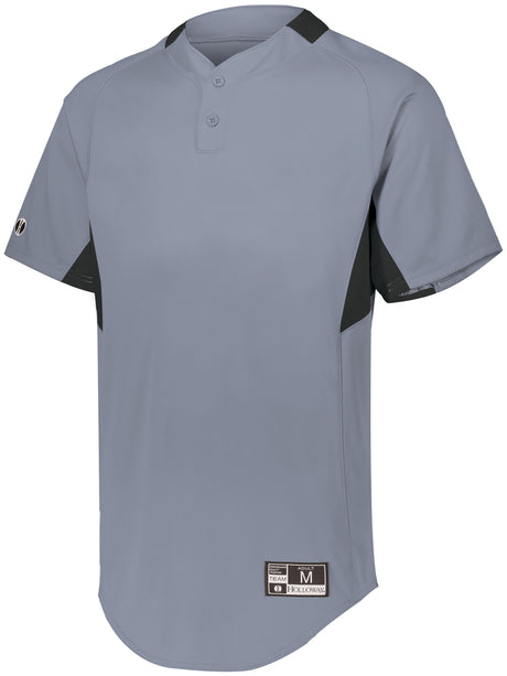 Holloway Youth Game7 Two-Button Baseball Jersey Holloway