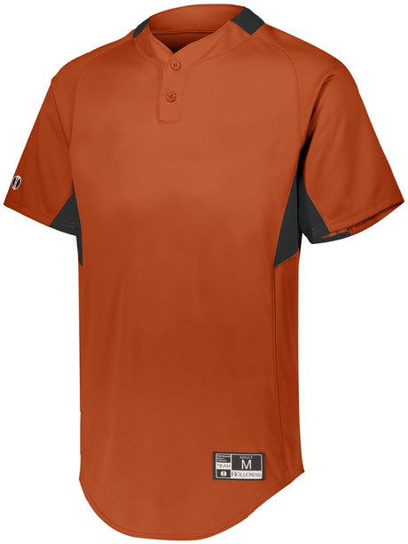 Holloway Youth Game7 Two-Button Baseball Jersey Holloway