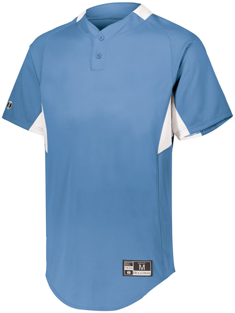 Holloway Youth Game7 Two-Button Baseball Jersey Holloway