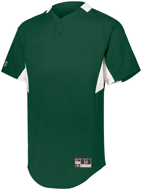 Holloway Youth Game7 Two-Button Baseball Jersey Holloway