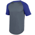 Augusta Men's Wicking Short Sleeve Baseball Jersey Augusta