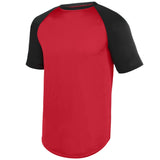 Augusta Men's Wicking Short Sleeve Baseball Jersey Augusta