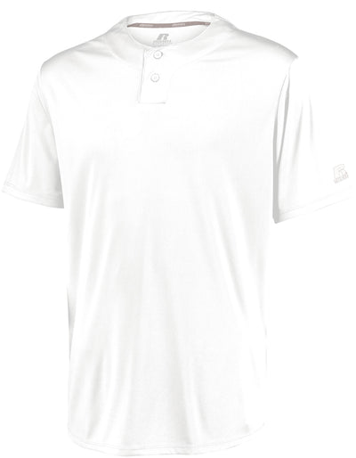 Russell Performance Adult Two-Button Solid Jersey