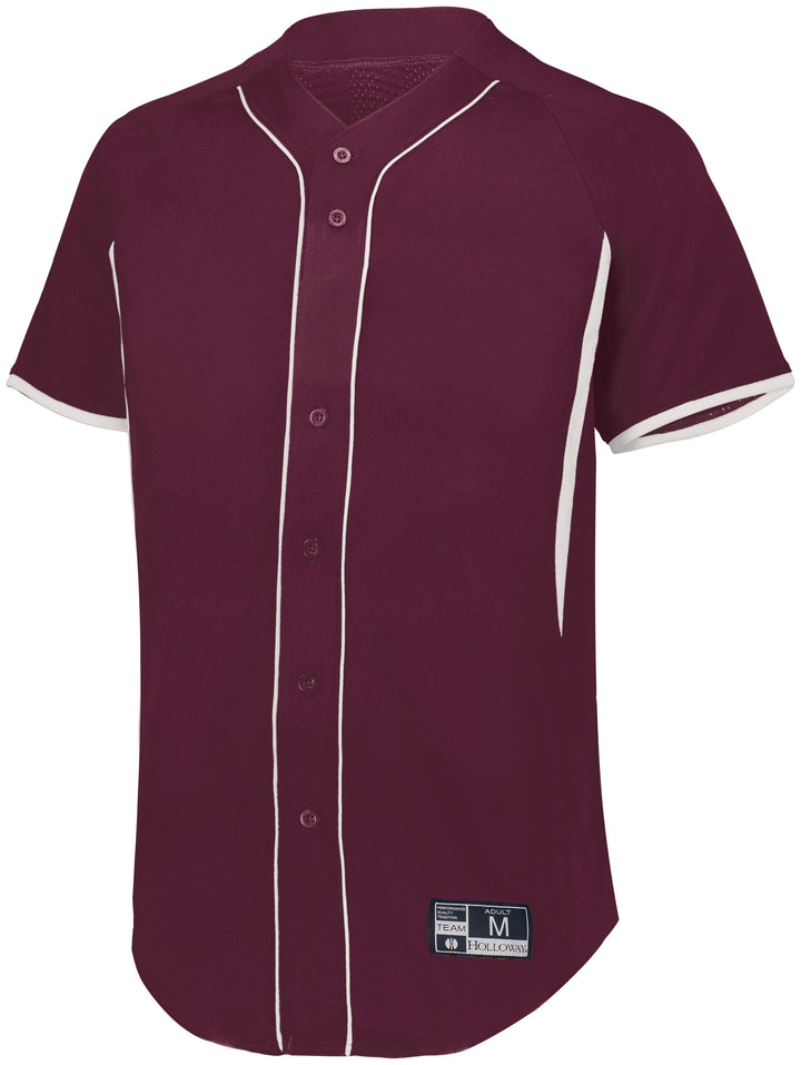 Holloway Youth Game7 Full-Button Baseball Jersey Holloway