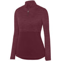 Augusta Women's Shadow Tonal Heather 1/4 Zip Pullover Augusta