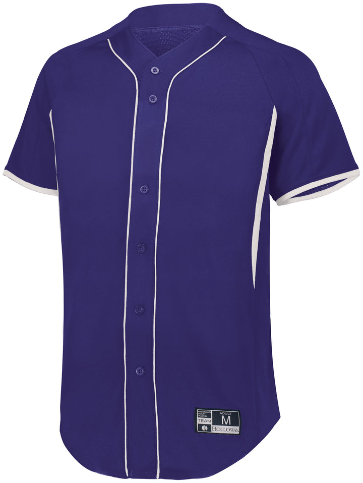 Holloway Youth Game7 Full-Button Baseball Jersey Holloway