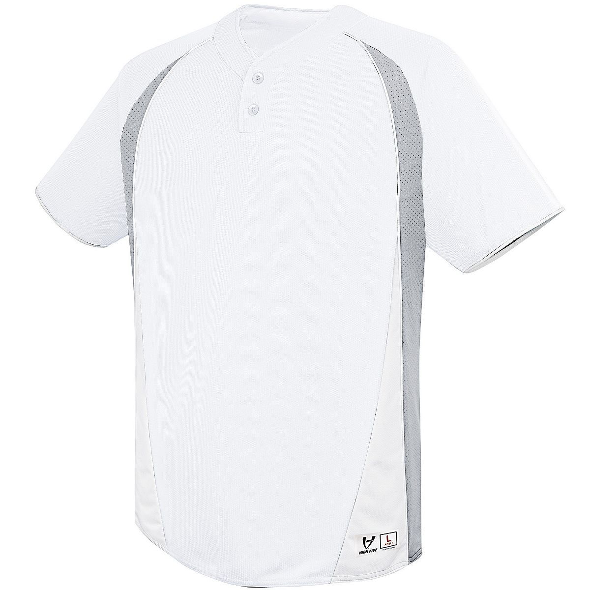 Augusta Ace Two-Button Adult Baseball Jersey Augusta