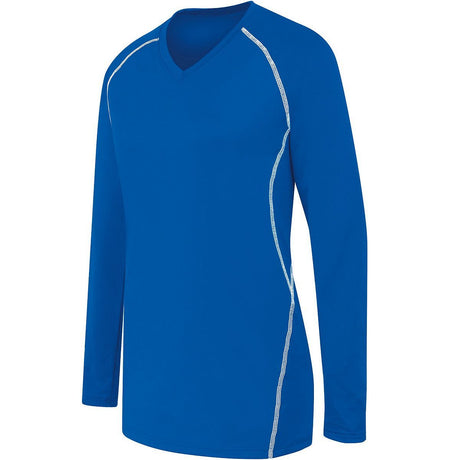 High Five Women's Long Sleeve Solid Volleyball Jersey High Five