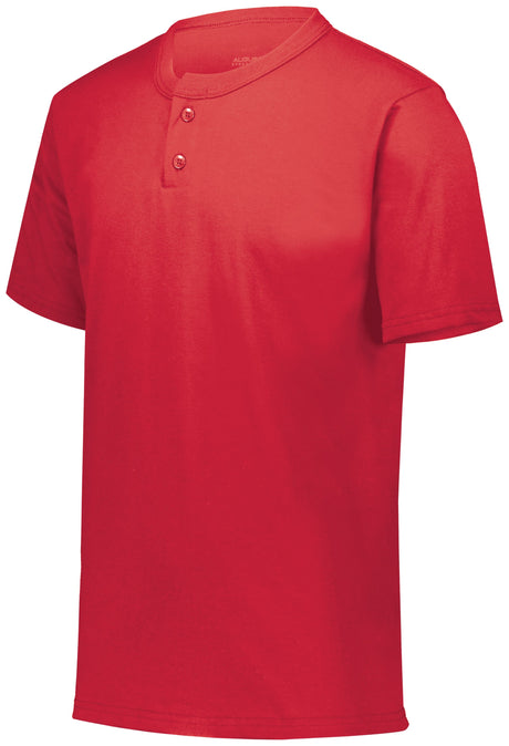 Augusta Adult Six-Ounce Two-Button Baseball Jersey Augusta