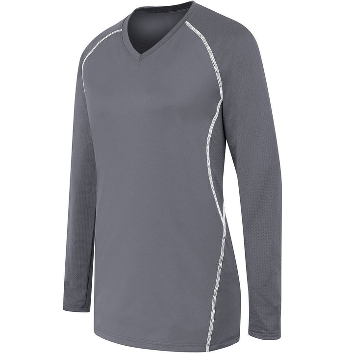 High Five Women's Long Sleeve Solid Volleyball Jersey High Five