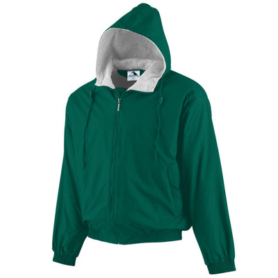 Augusta Men's Hooded Taffeta Jacket / Fleece Lined