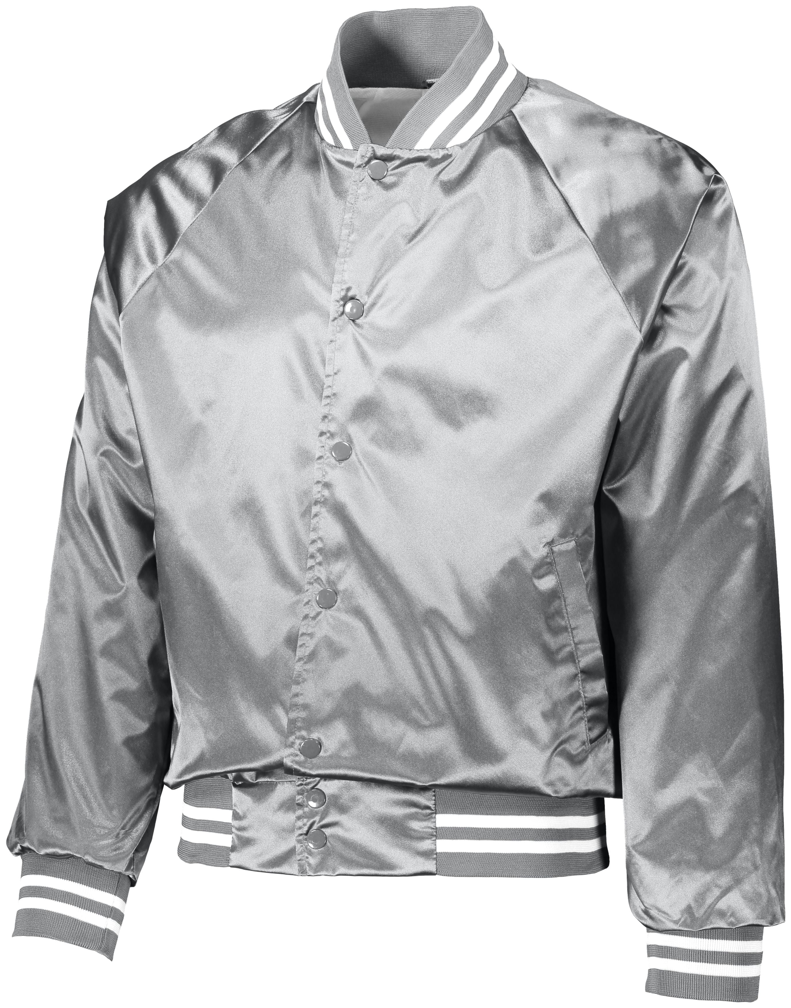 Augusta Satin Baseball Jacket – League Outfitters