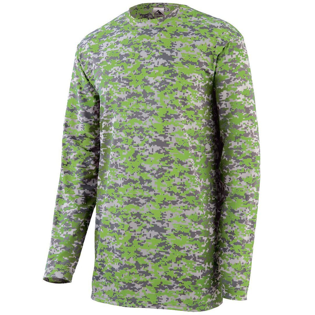 Augusta Men's Digi Camo Wicking Long Sleeve T-Shirt Augusta