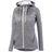 Augusta Women's Zoe Tonal Heather Full Zip Hoodie Augusta