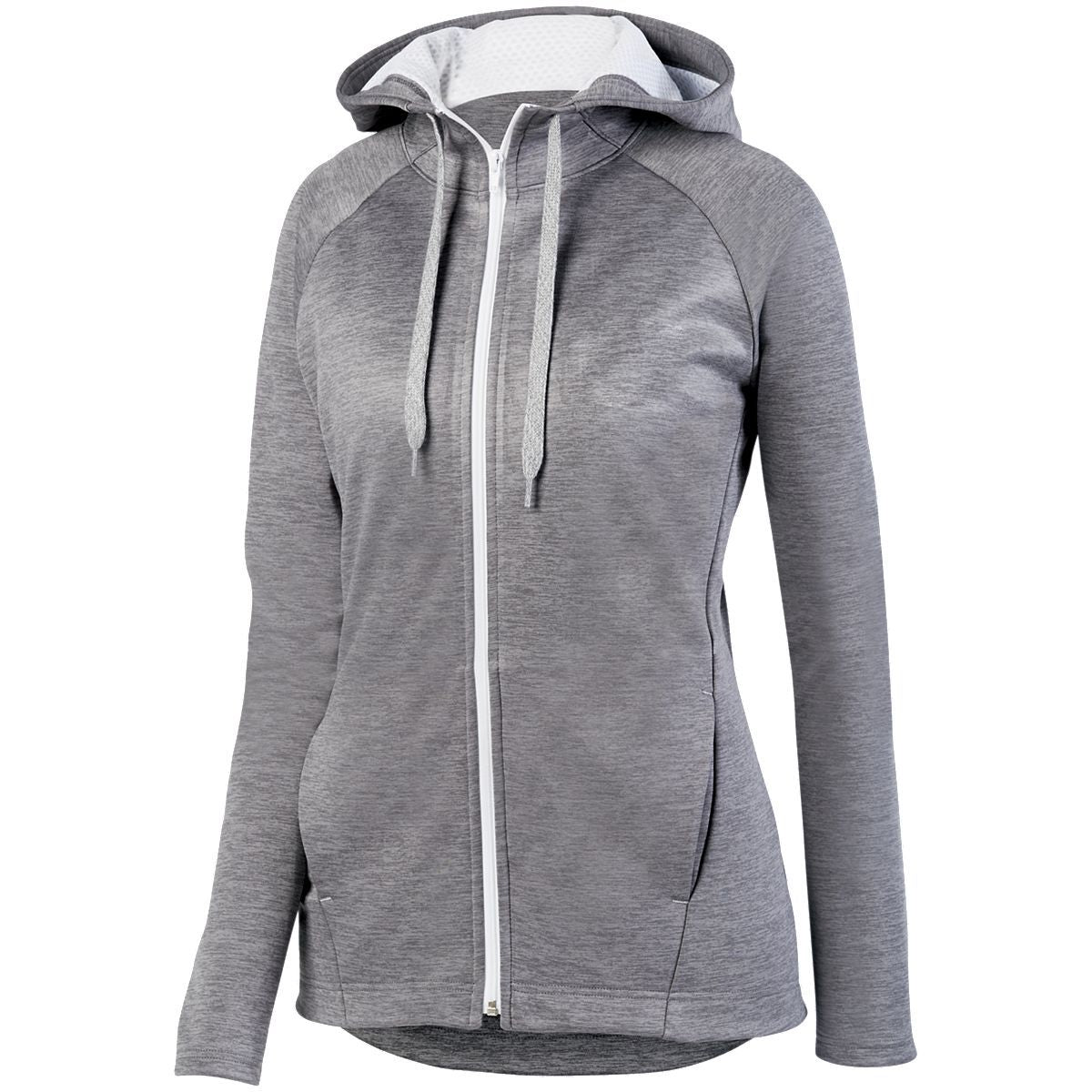 Augusta Women's Zoe Tonal Heather Full Zip Hoodie Augusta