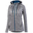 Augusta Women's Zoe Tonal Heather Full Zip Hoodie Augusta