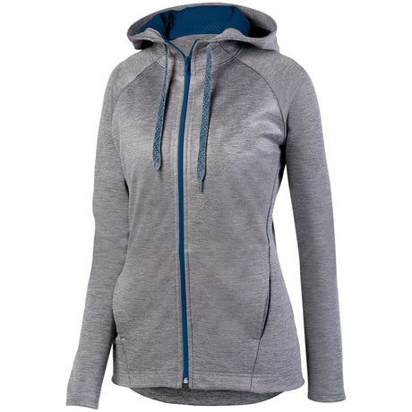Augusta Women's Zoe Tonal Heather Full Zip Hoodie Augusta