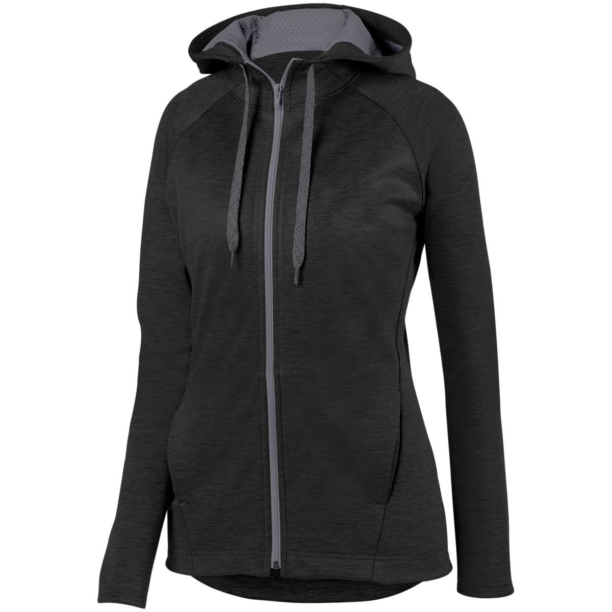 Augusta Women's Zoe Tonal Heather Full Zip Hoodie Augusta