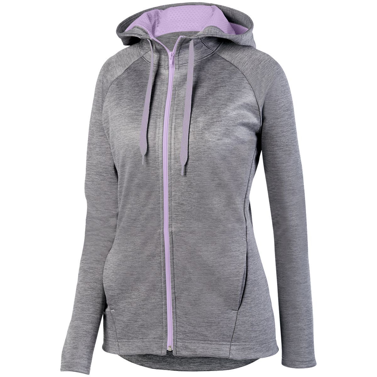 Augusta Women's Zoe Tonal Heather Full Zip Hoodie Augusta