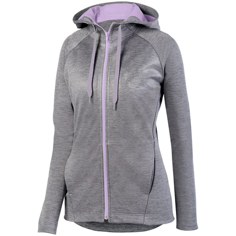Augusta Women's Zoe Tonal Heather Full Zip Hoodie Augusta