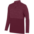 Augusta Shadow Tonal Heather Quarter-Zip