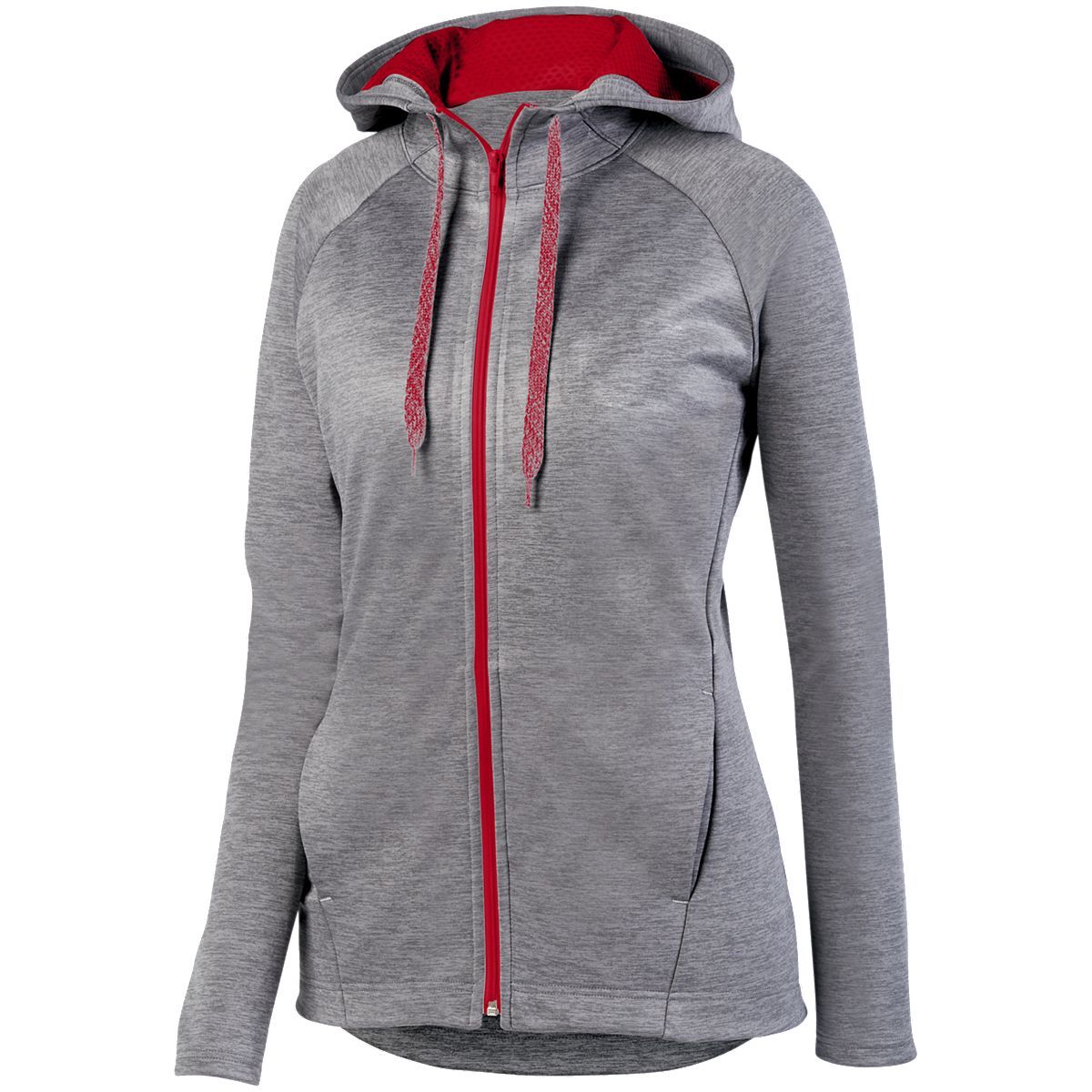 Augusta Women's Zoe Tonal Heather Full Zip Hoodie Augusta