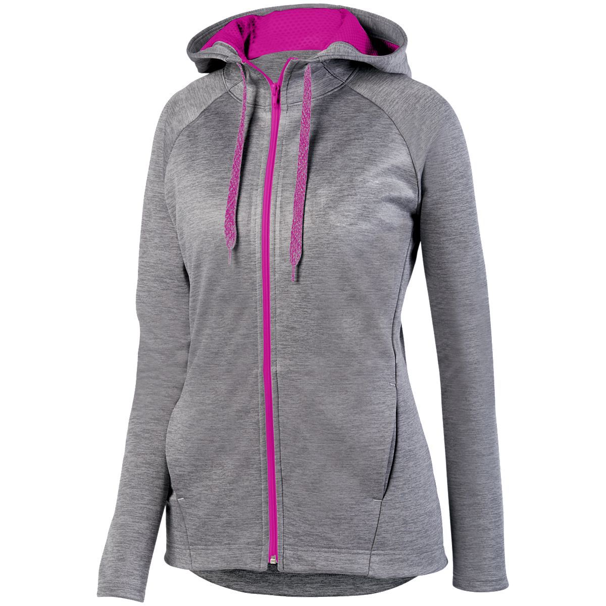 Augusta Women's Zoe Tonal Heather Full Zip Hoodie Augusta