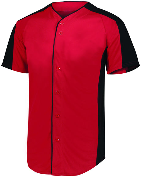Augusta Youth Full-Button Baseball Jersey Augusta