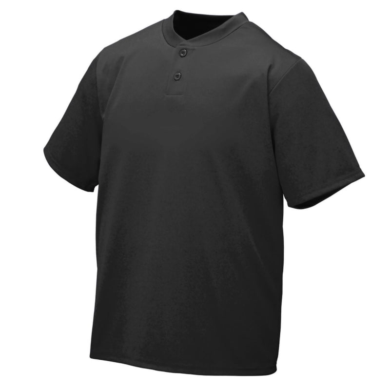Augusta Mens Wicking Two Button Baseball Jersey
