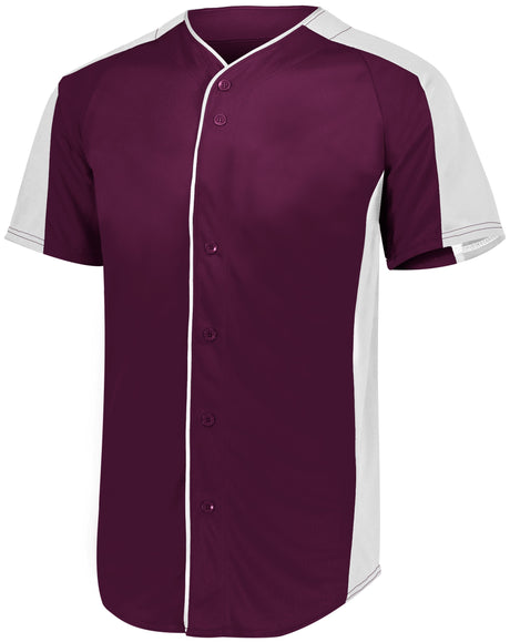 Augusta Youth Full-Button Baseball Jersey Augusta