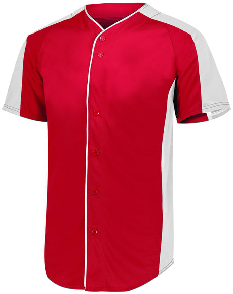Augusta Youth Full-Button Baseball Jersey Augusta