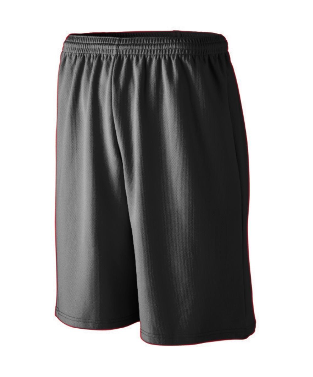 Augusta Men's Longer Length Wicking Mesh Athletic Shorts Augusta