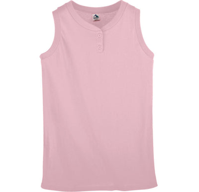 Augusta Youth Sleeveless Two Button Softball Jersey