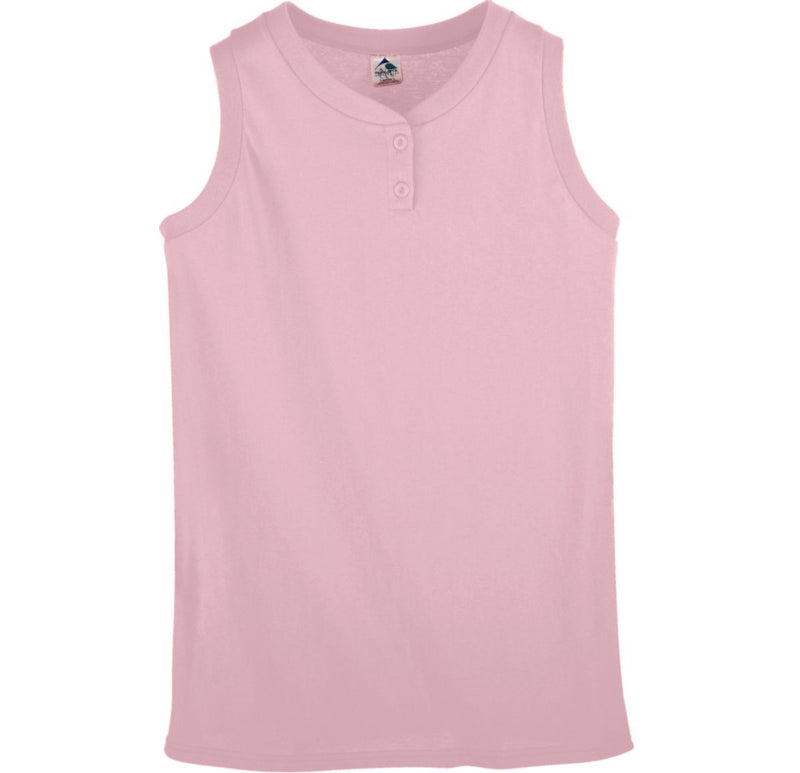 Augusta Youth Sleeveless Two Button Softball Jersey