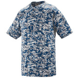 Augusta Youth Digi Camo Wicking Baseball Two-Button Jersey Augusta