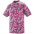 Augusta Youth Digi Camo Wicking Baseball Two-Button Jersey Augusta