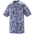 Augusta Youth Digi Camo Wicking Baseball Two-Button Jersey Augusta