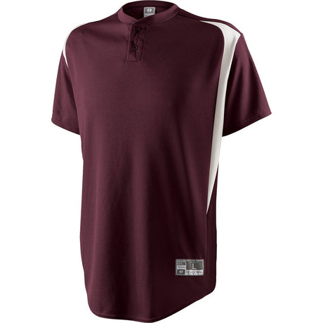Holloway Adult Razor Pin-Dot Baseball Jersey Holloway